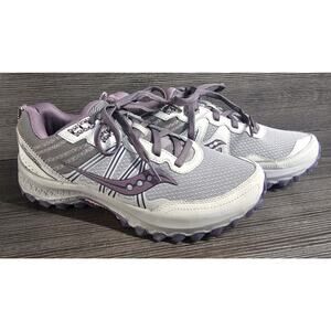 Saucony Womens Excursion TR14 Sneaker Sz 9.5 Gray Trail Running Shoe S10584-16